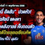 📌#มุมธง แอนโทนี่ ฮัดสัน ปวดหัว! ธีรศิลป์ แดงดา–อนันต์ ยอดสังวาลย์ เจ็บ ถอนตัวทีมชาติไทยลุยเอเชียนคัพ